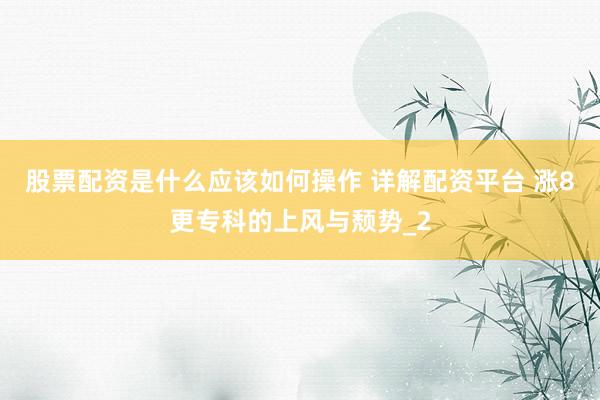 股票配资是什么应该如何操作 详解配资平台 涨8更专科的上风与颓势_2
